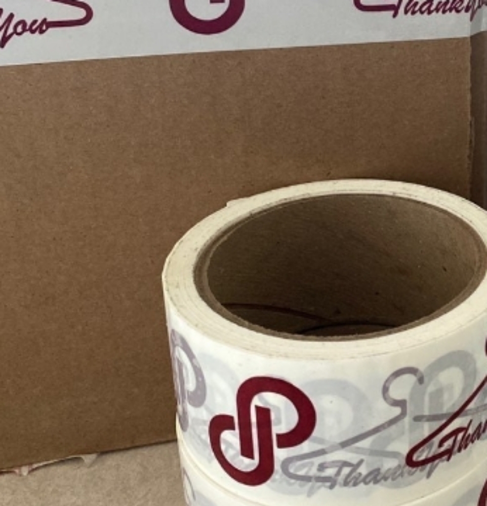 Custom Poshmark Swag Logo Thank You Packing Tape - New roll